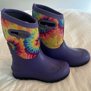 Bogs Neo Classic Tie Dye Kids Winter Boots
